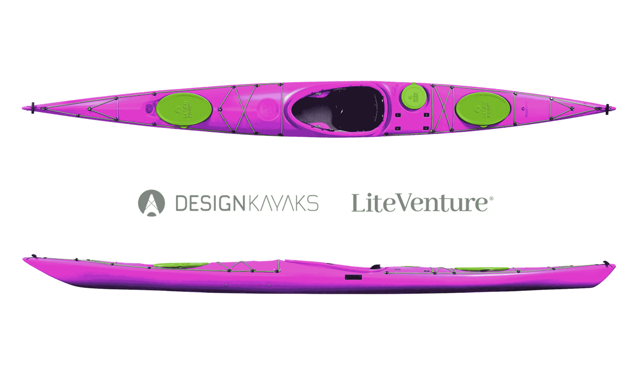 DesignKayaks avec pagaie en carbone