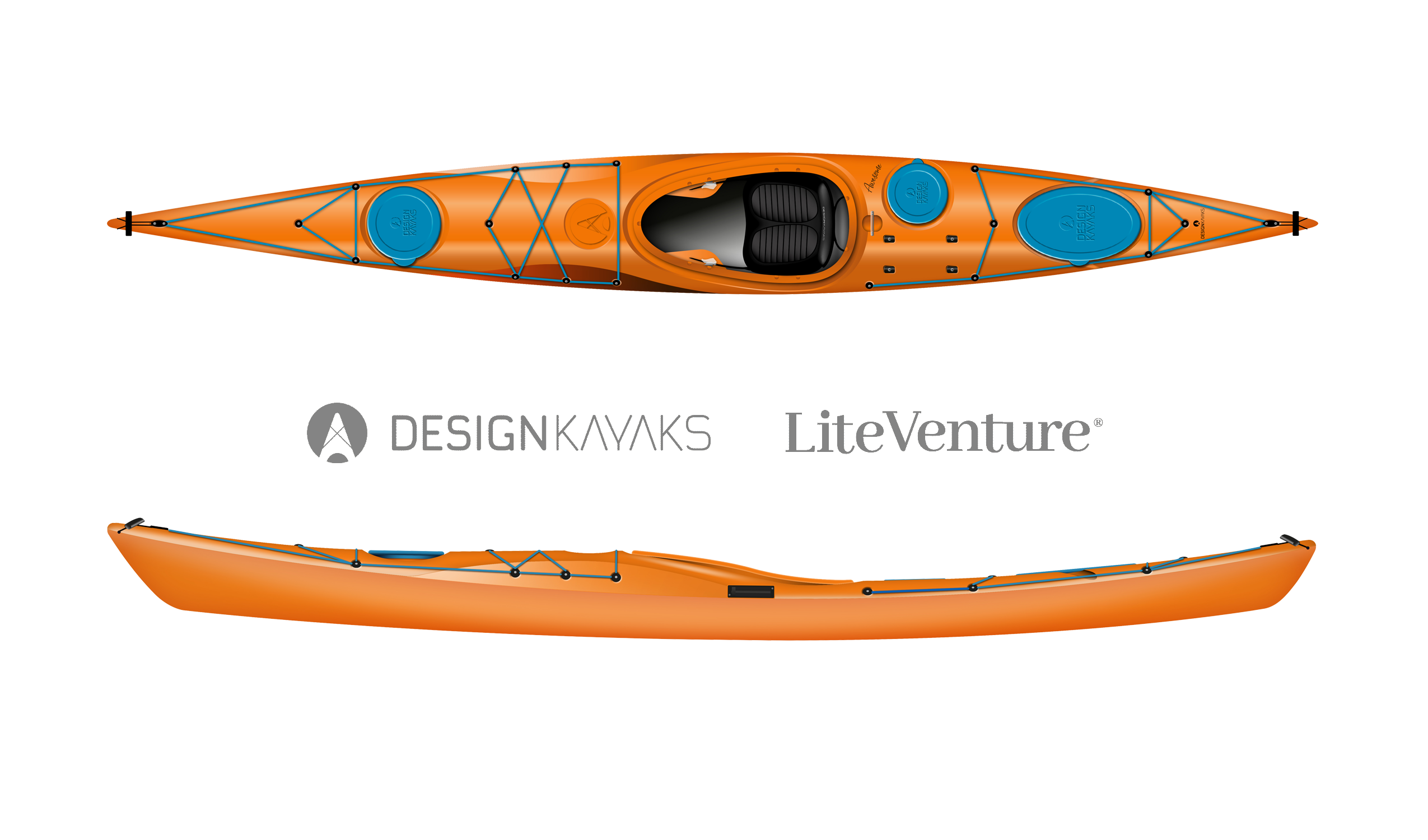 Sea kayak "Awesome"-Unisize-juicy orange