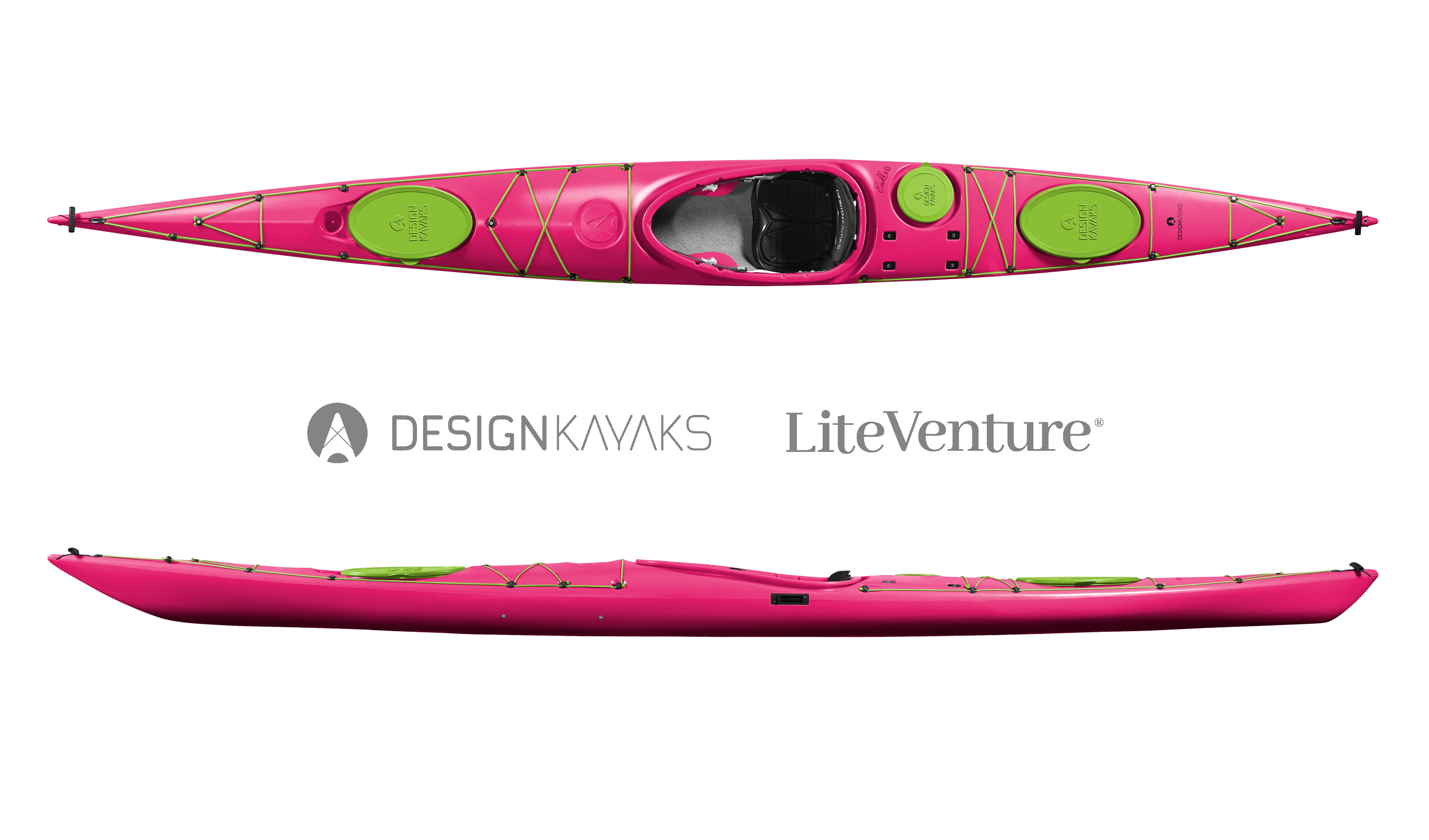 Sea kayak "Endless"-Large-wild pink