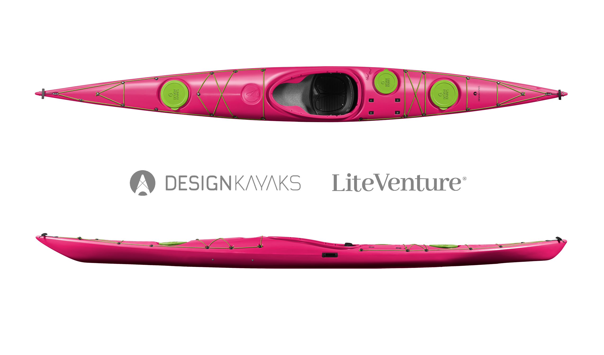 Sea kayak "Unplugged"-Large-wild pink