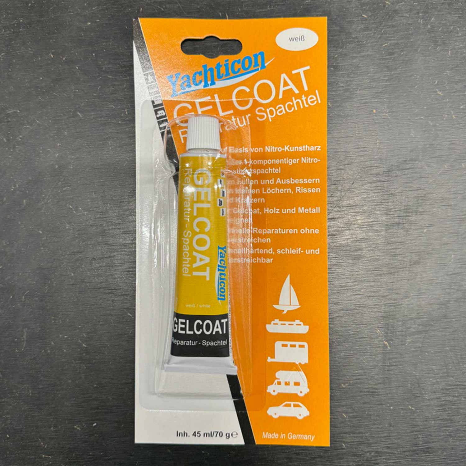 Riempitivo per gelcoat, bianco, 70g