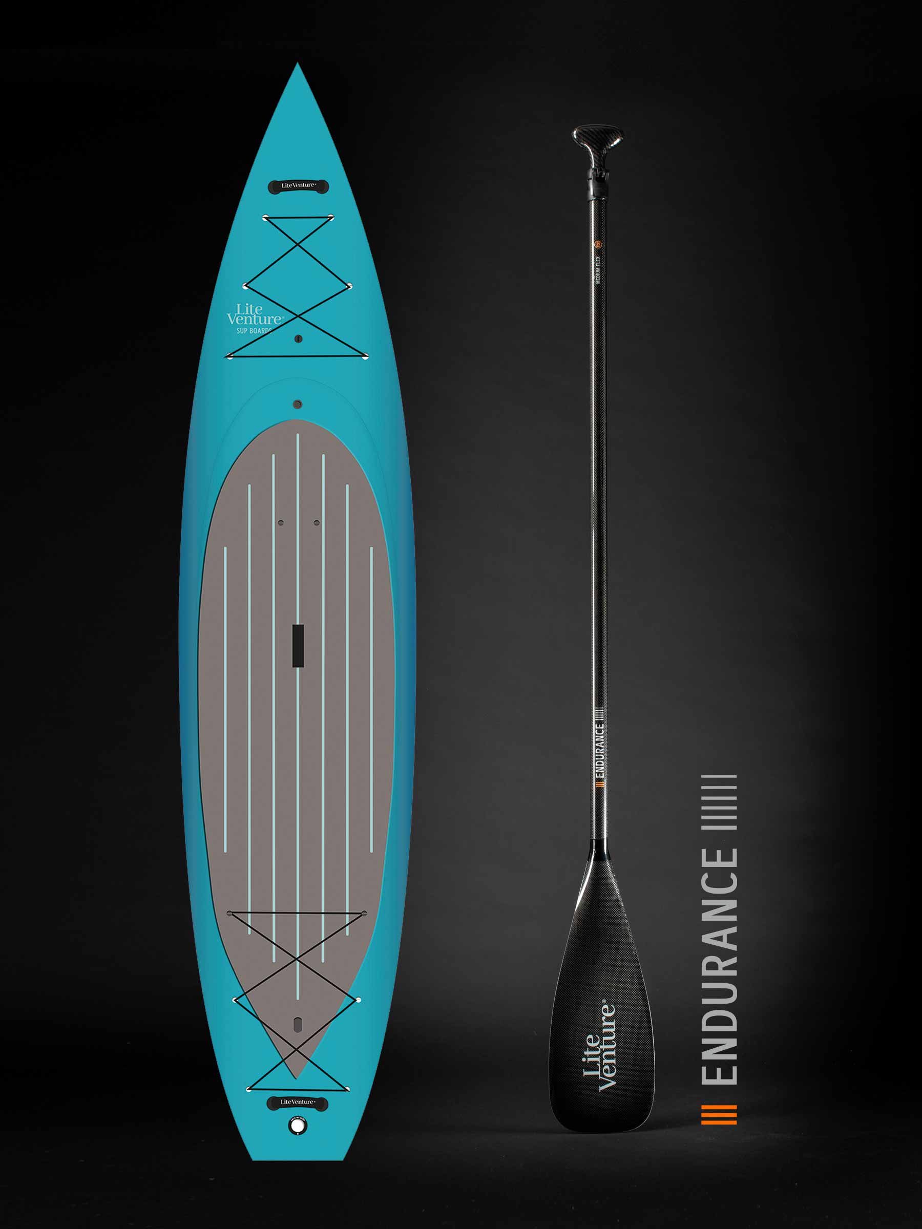 Tough Shell Touring-11'6'' x 30" - grigio turchese