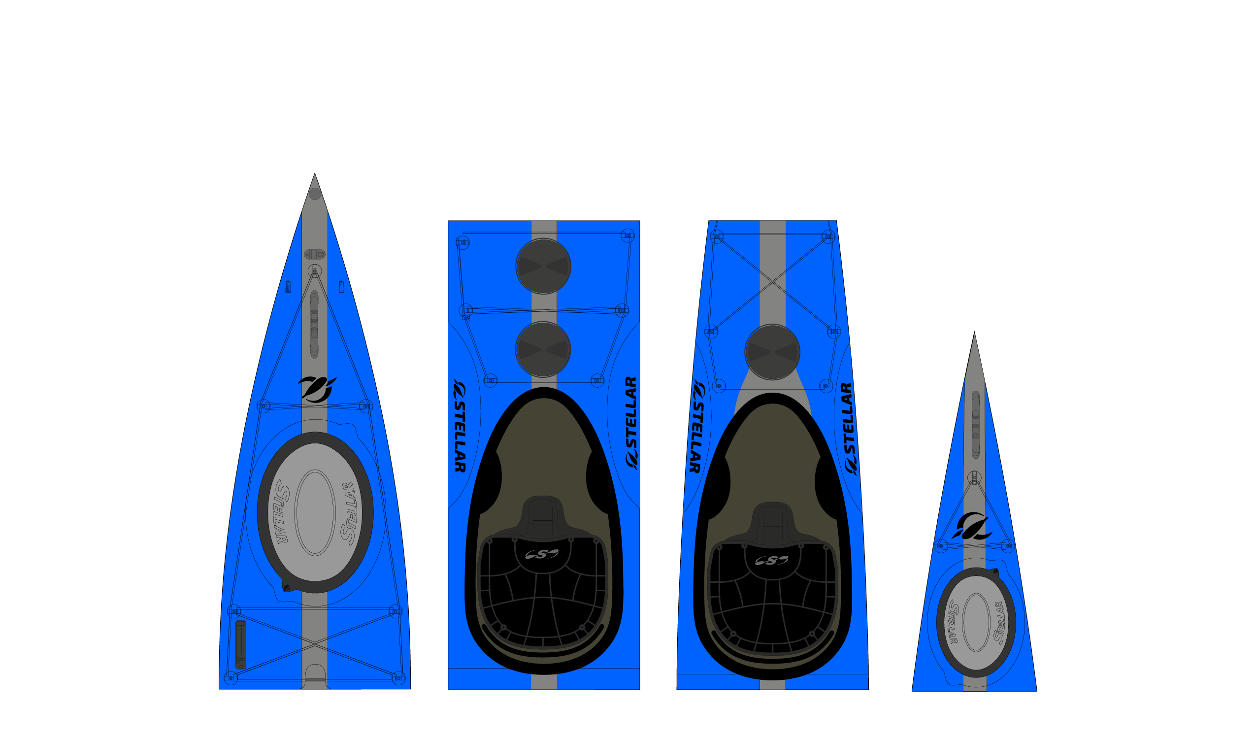 ST19 Mod-Multisport, divisibile-tandem/solo-blu grigio